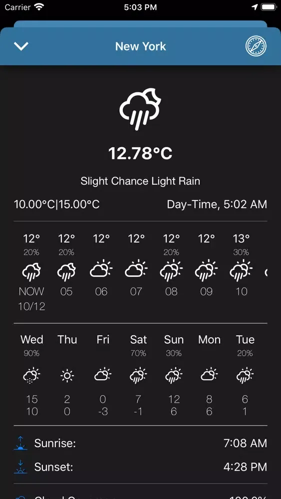 Screenshot di Weather U.S.