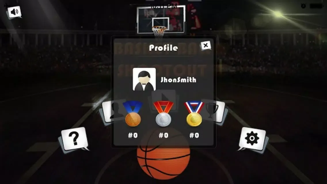 Basketball 3D Shoot Out Free Touch Ball Fly Top Air Action Arcade Game Ekran Görüntüleri