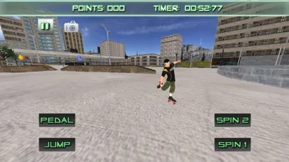 ภาพหน้าจอของ Roller Skating 3D Free Skate Action Board Game