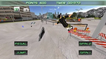 ภาพหน้าจอของ Roller Skating 3D Free Skate Action Board Game