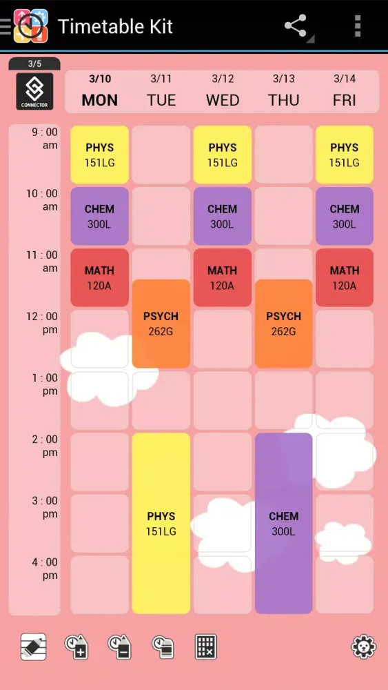 Tangkapan layar Timetable Kit