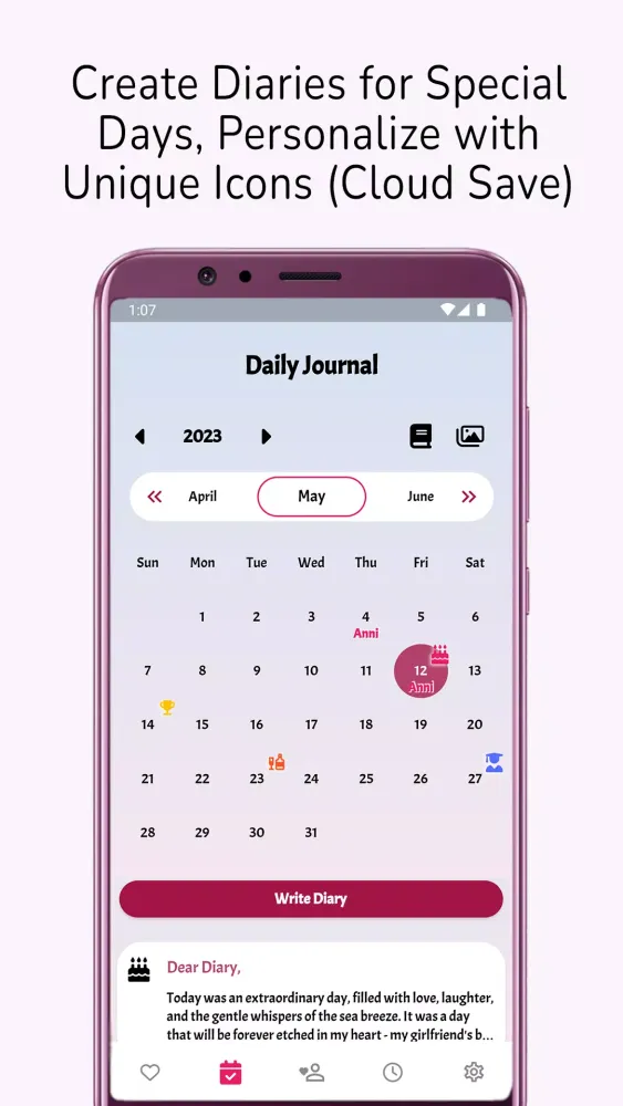 Love Diary Screenshots