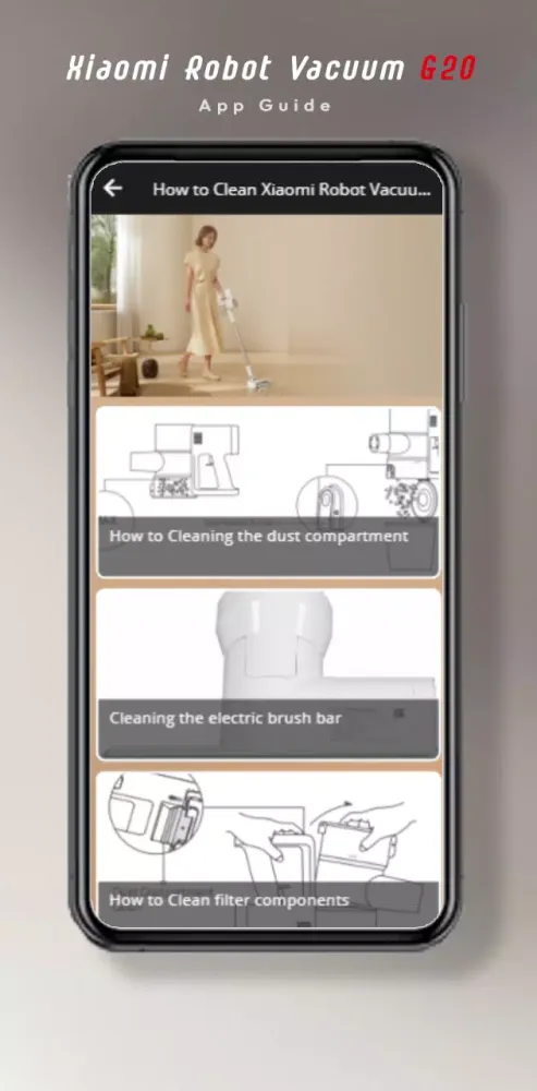 صور Xiaomi Robot Vacuum G20 Guide