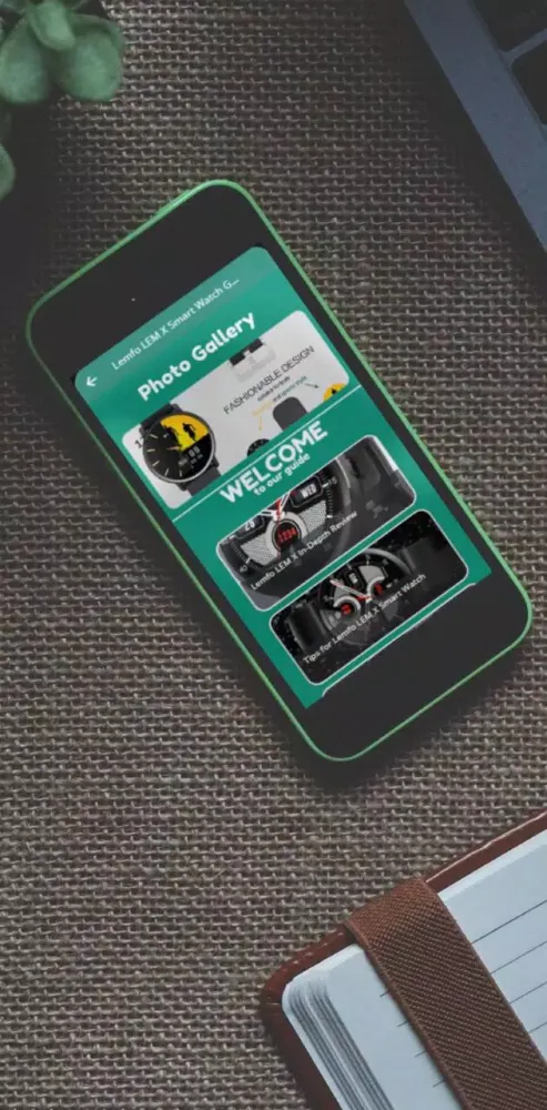 Capturas de pantalla de Lemfo LEM X Smart Watch Guide