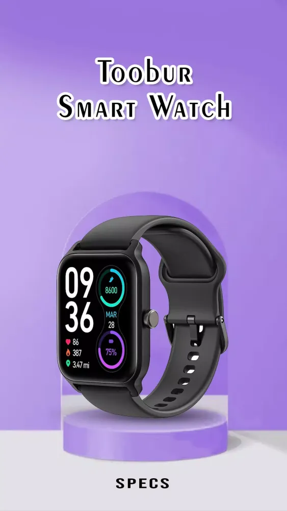 Toobur smart watch guide Screenshots