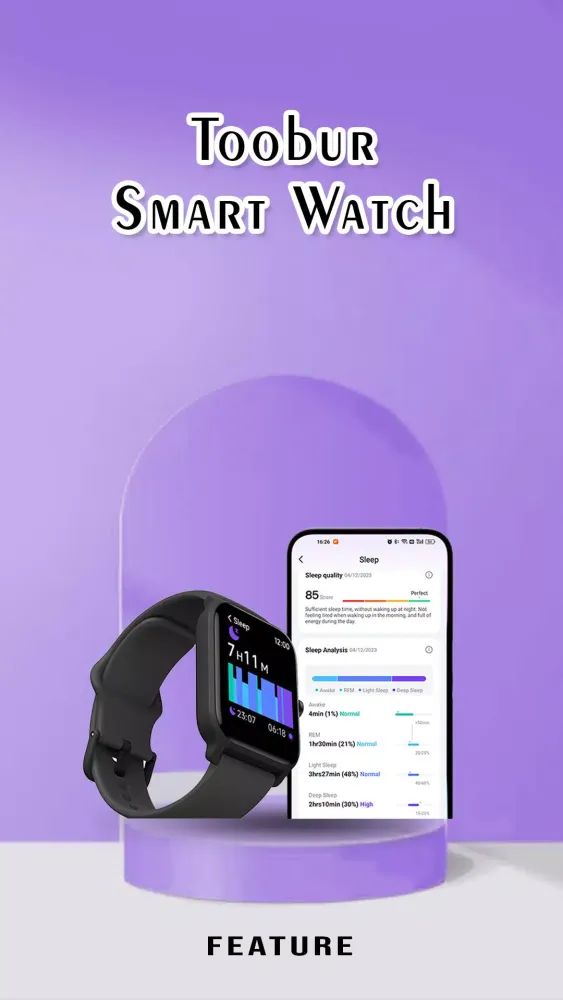 Toobur smart watch guide Screenshots
