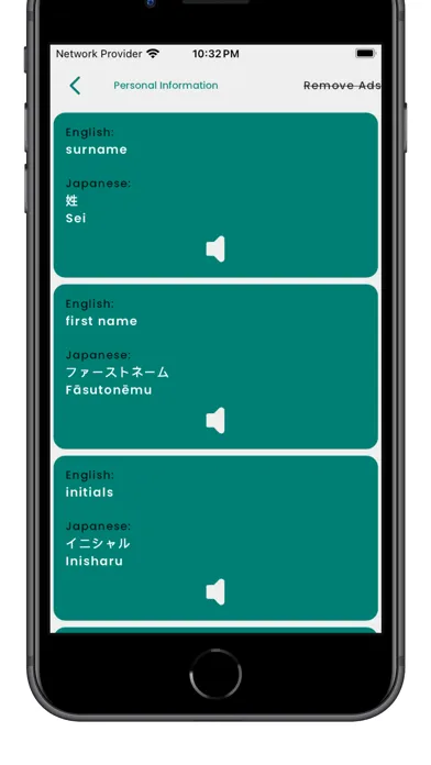 Capturas de tela do Learn Japanese Language!!