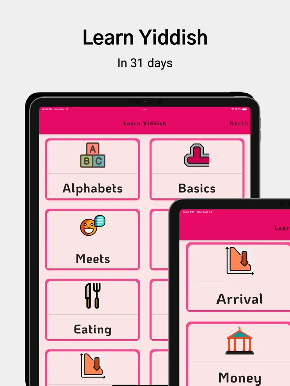 Learn Yiddish For Beginners iPad  스크린샷