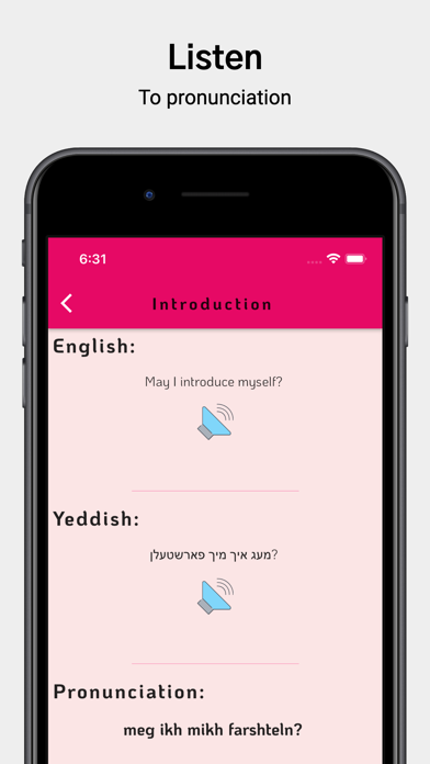 Learn Yiddish For Beginners应用截图