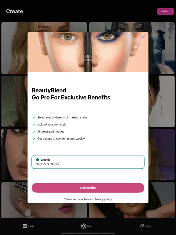 BeautyBlend - Try Any Makeup iPad  Screenshots