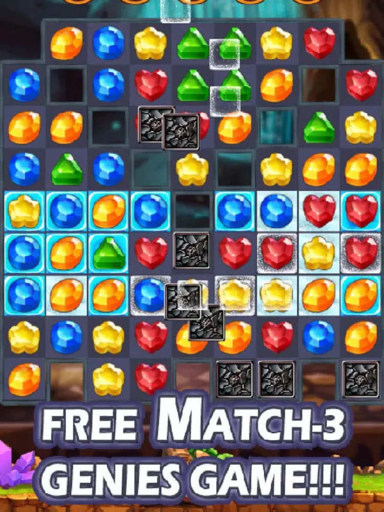 Jewels & Gems Matching Game iPad  Screenshots