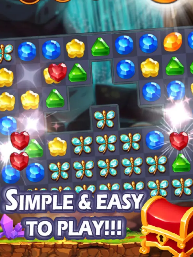 Jewels & Gems Matching Game iPad  Screenshots