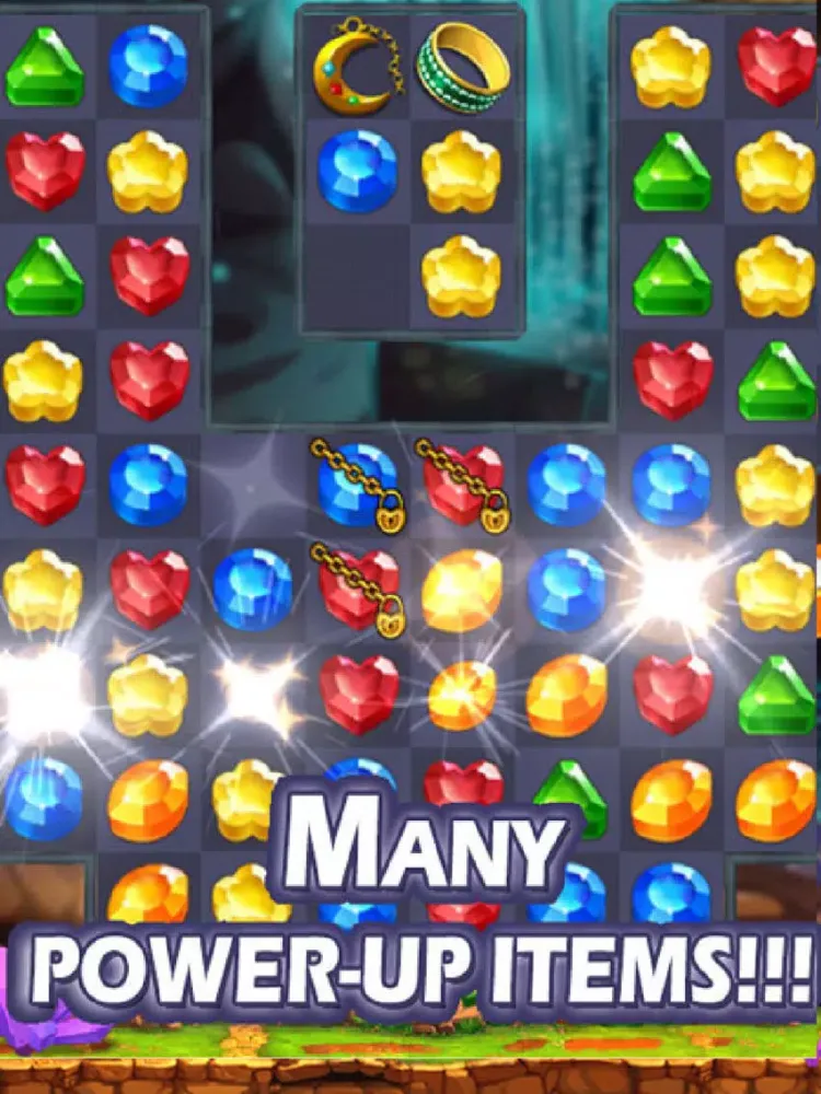 Jewels & Gems Matching Game iPad  Screenshots