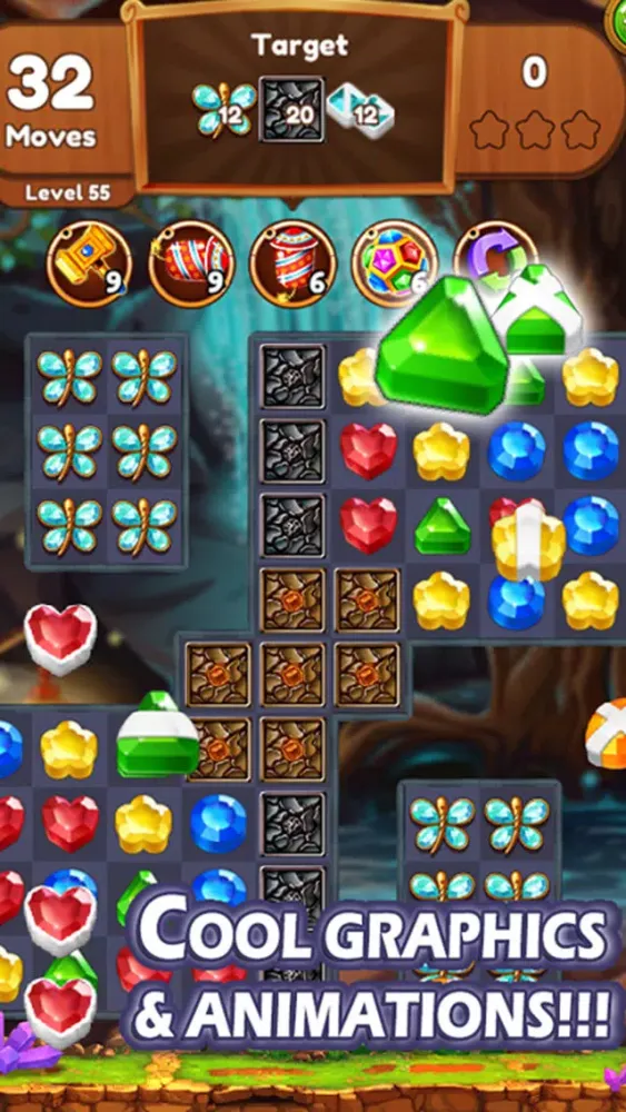 Jewels & Gems Matching Game Screenshots