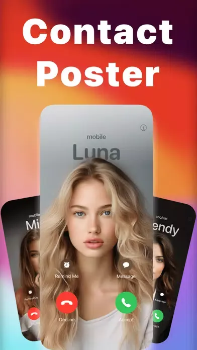 Call Me: Contact Poster سکرین شاٹس