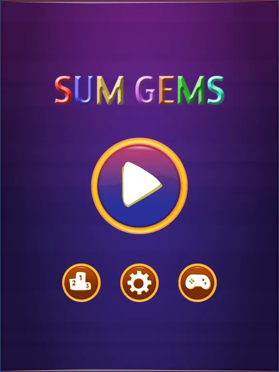 Sum Gems iPad 应用截图