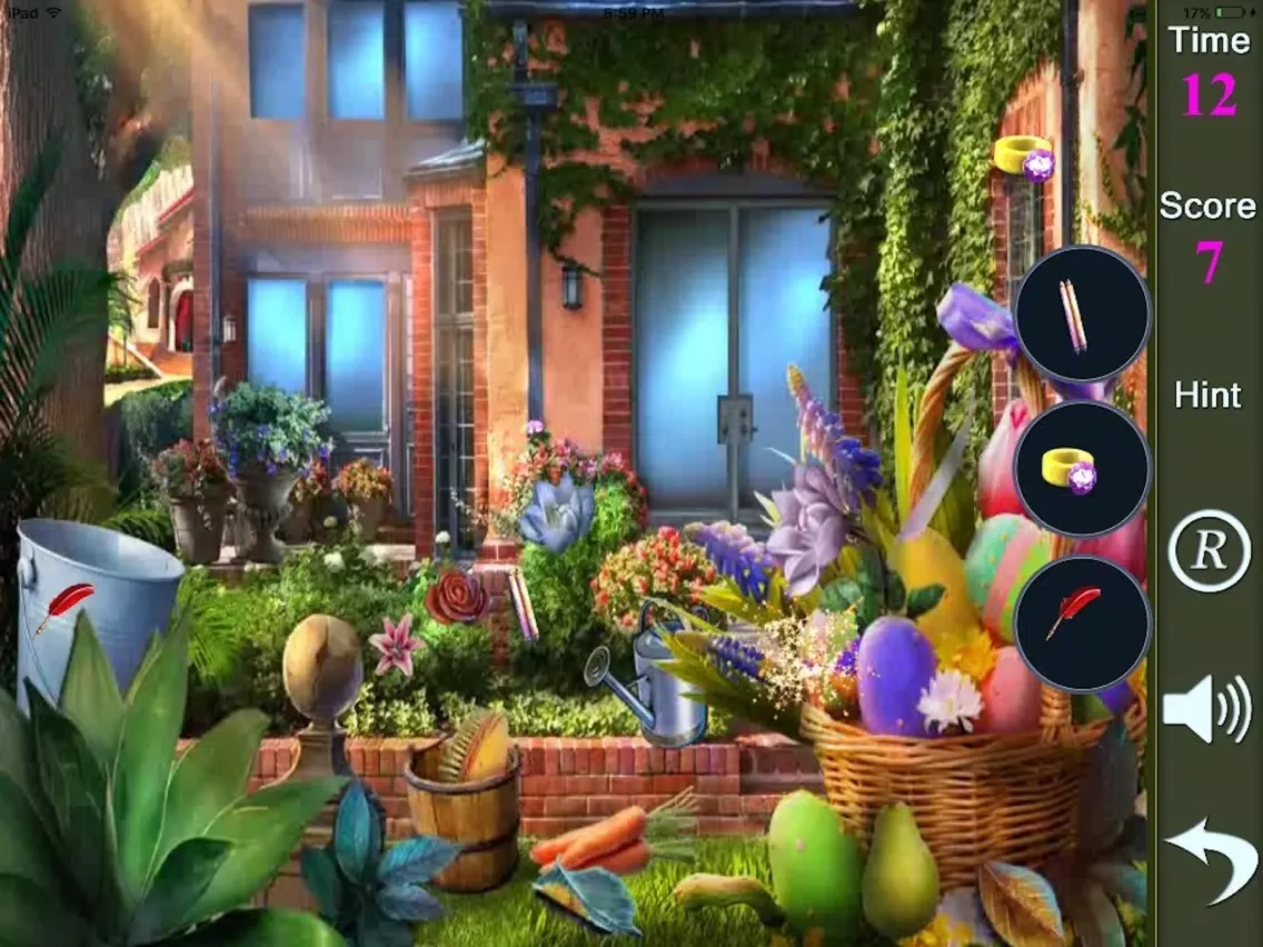 Captures d'écran de Hidden Objects Of A Easter With Family iPad 