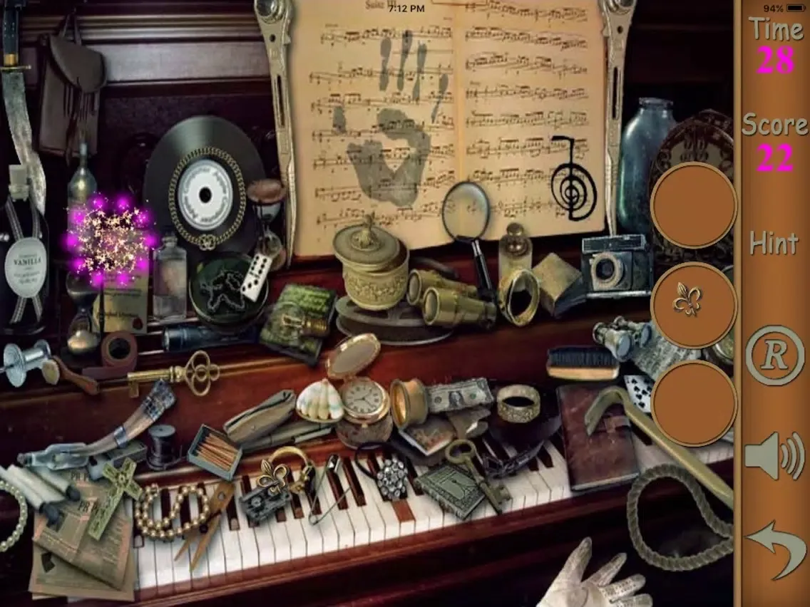Hidden Objects Of A Shadows Of The Past iPad 應用截圖