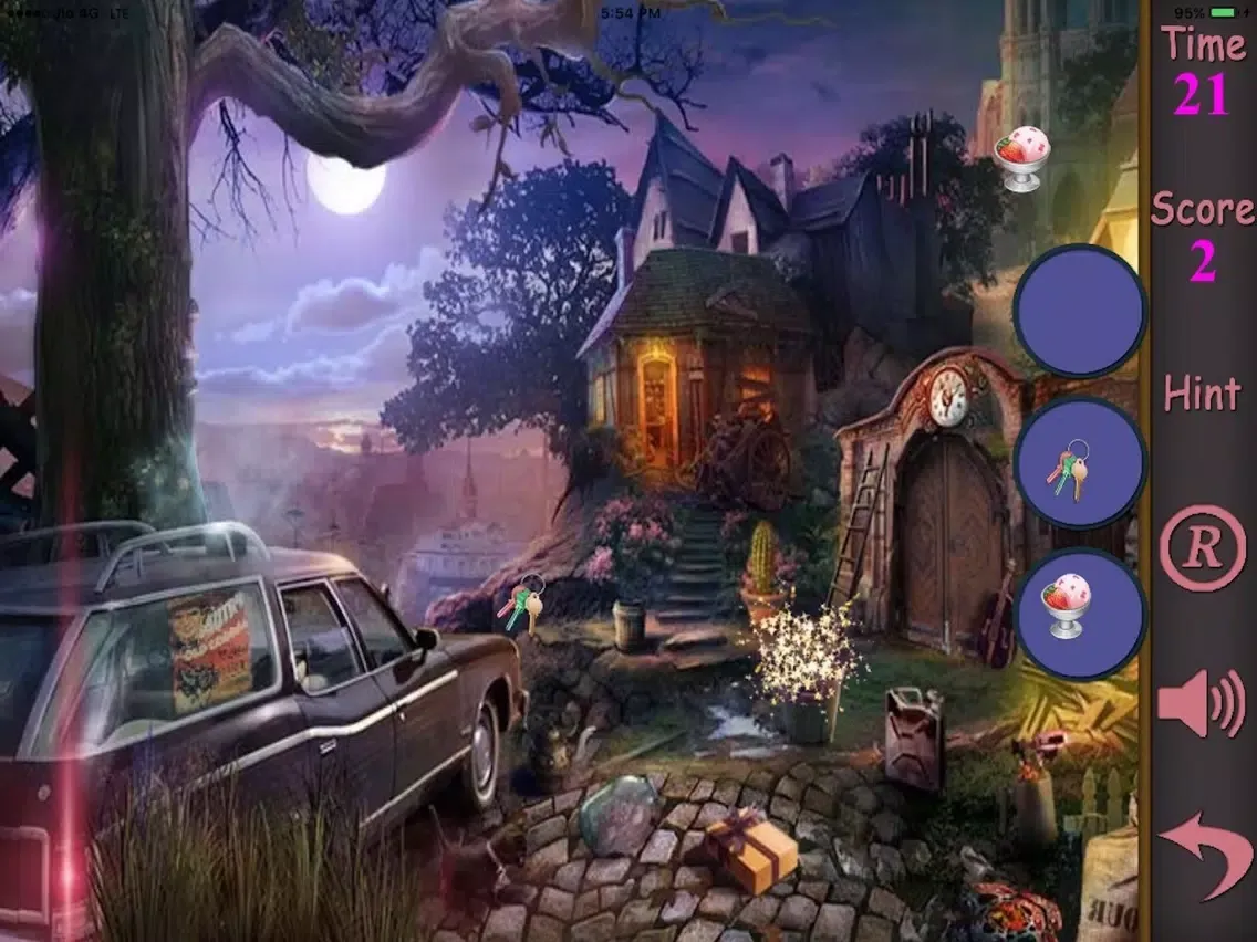Capturas de pantalla de Hidden Objects Of A Tapped In The Dark iPad 