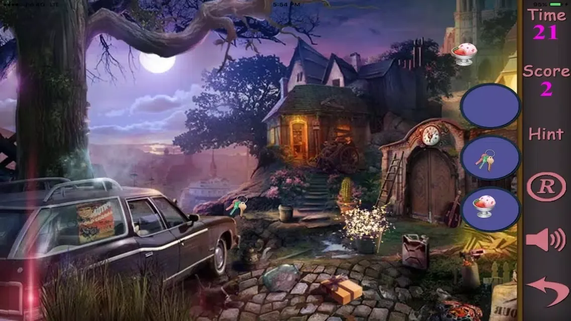 Capturas de pantalla de Hidden Objects Of A Tapped In The Dark