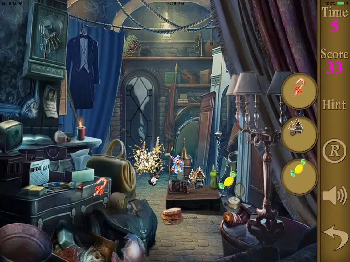 Capturas de tela do Hidden Objects Of The House Of Secrets iPad 