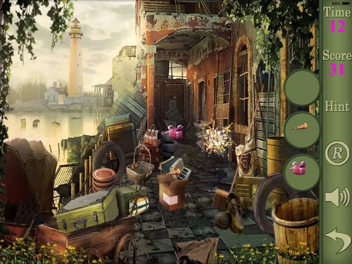 Zrzuty ekranu Hidden Objects Of A Thief On A Train iPad 