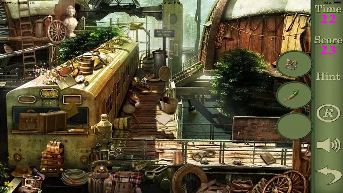 Zrzuty ekranu Hidden Objects Of A Thief On A Train