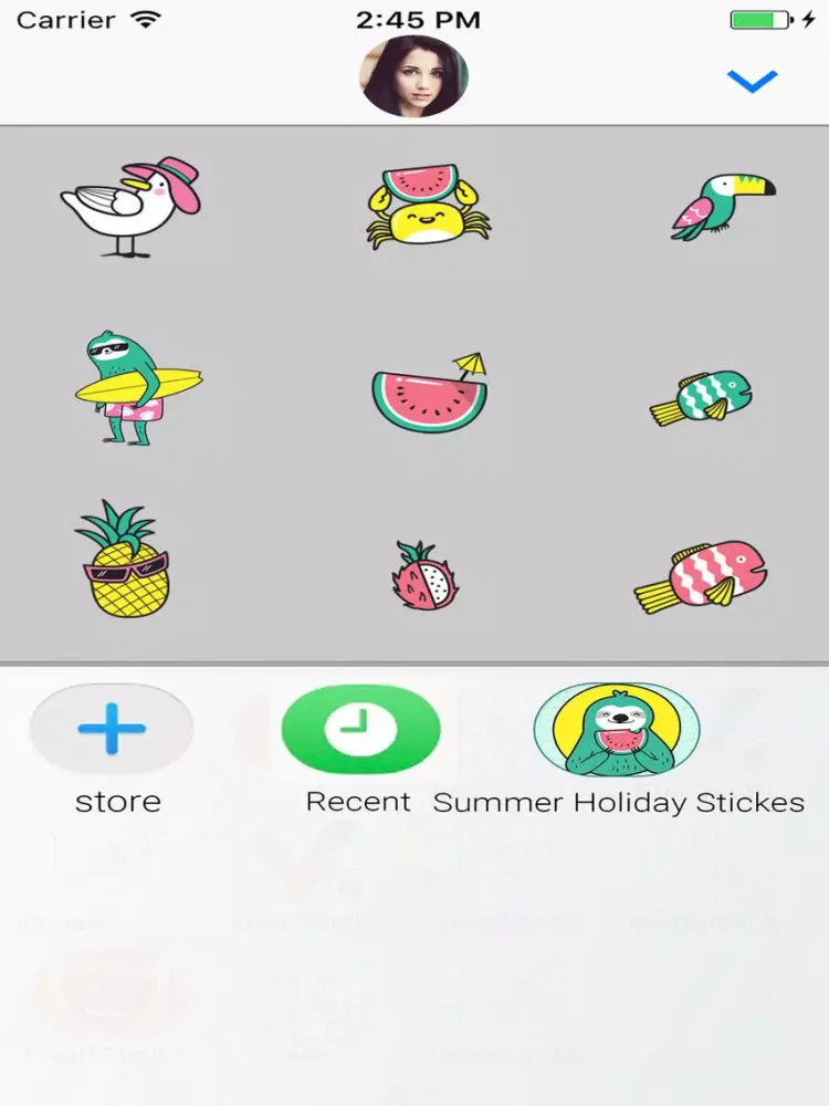 صور Summer: Animated Stickes iPad 