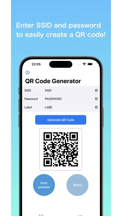 WiFi QR Maker Lite Screenshots