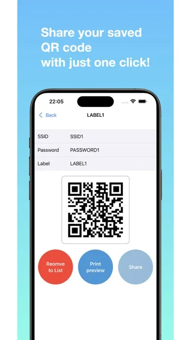 WiFi QR Maker Lite Screenshots