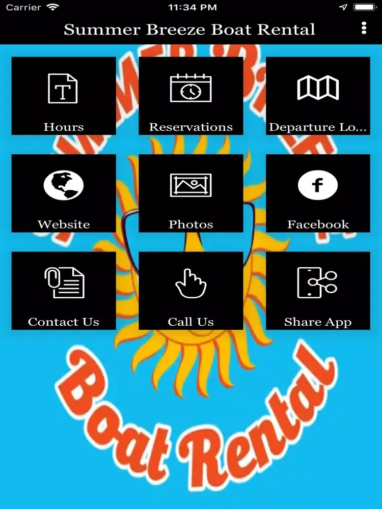 Summer Breeze Boat Rental iPad 应用截图