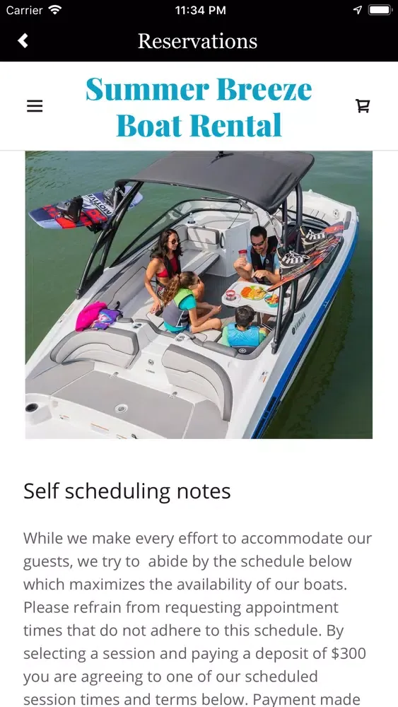 Summer Breeze Boat Rental应用截图