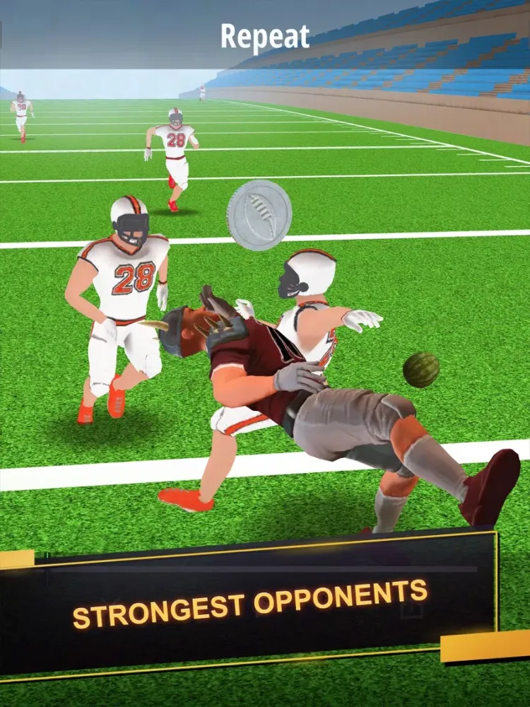 Capturas de tela do American Football Match iPad 