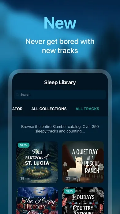 Скриншоты Slumber: Calm Stories & Sleep