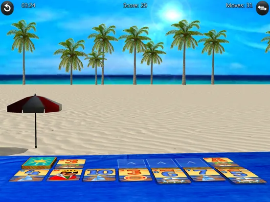 Capturas de pantalla de Summer Solitaire. iPad 