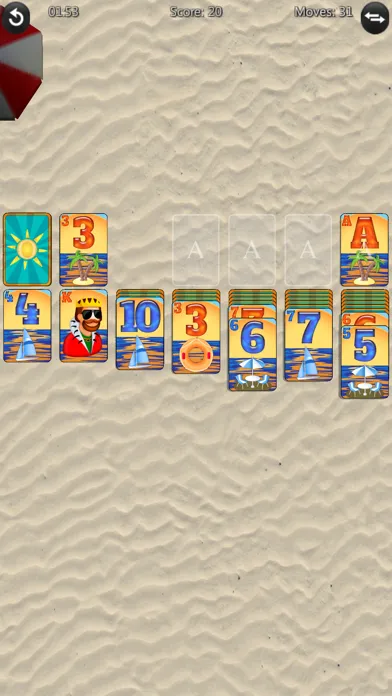 Capturas de pantalla de Summer Solitaire.