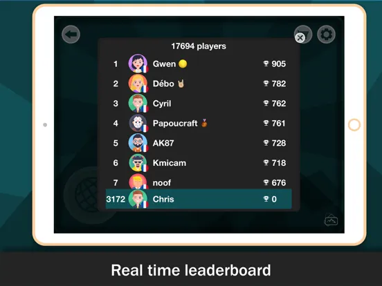 تصاویر Belote online card game iPad 