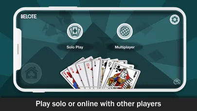تصاویر Belote online card game