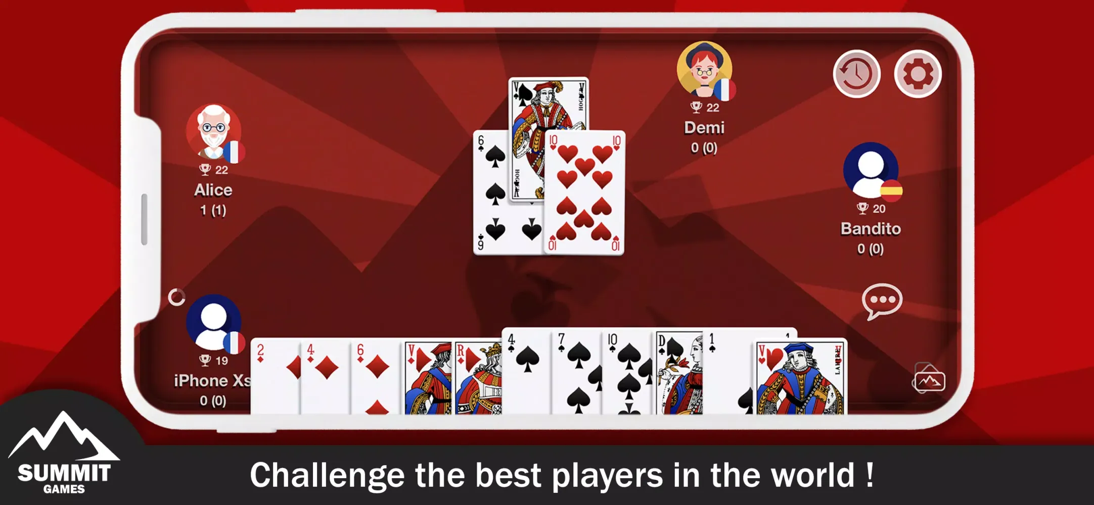 Screenshot di Hearts online