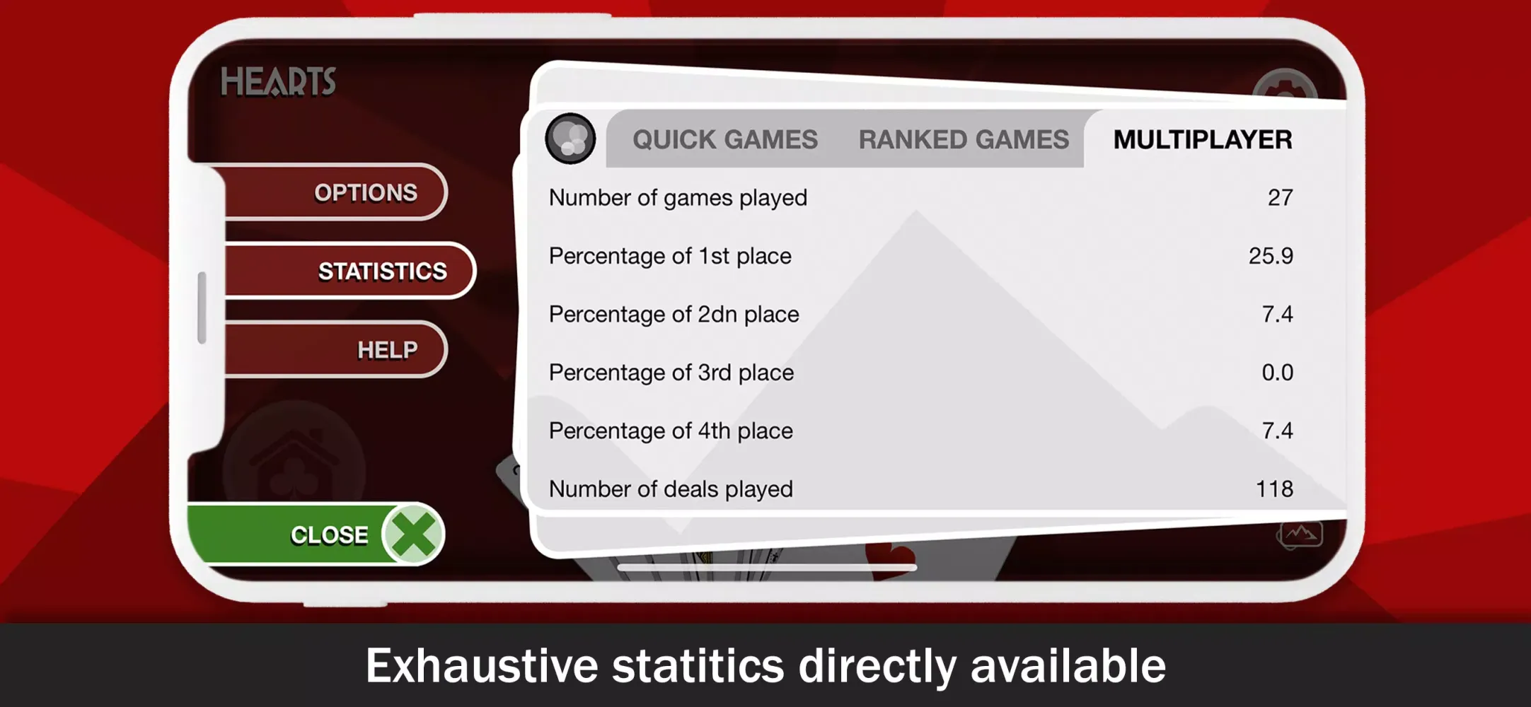 Screenshot di Hearts online