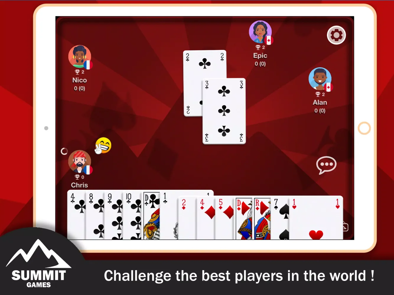 Screenshot di Hearts online