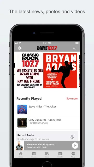 Classic Rock 107.7 Screenshots
