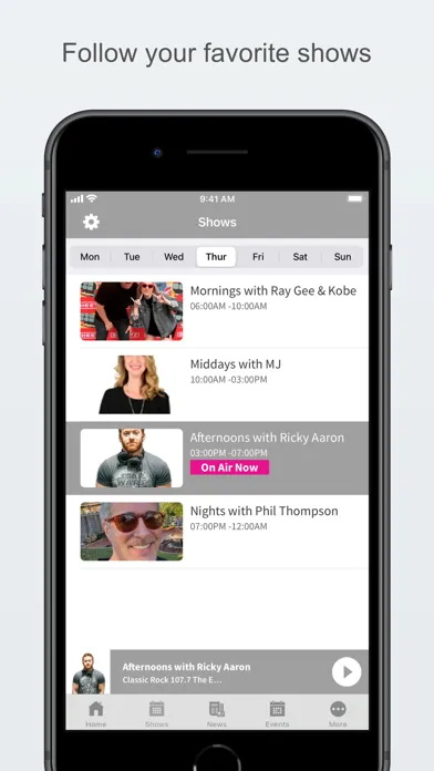 Classic Rock 107.7 Screenshots