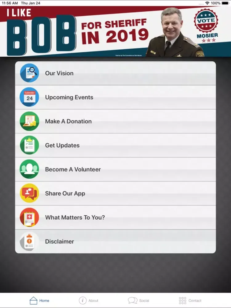 Скриншоты Re-Elect Sheriff Mosier iPad 