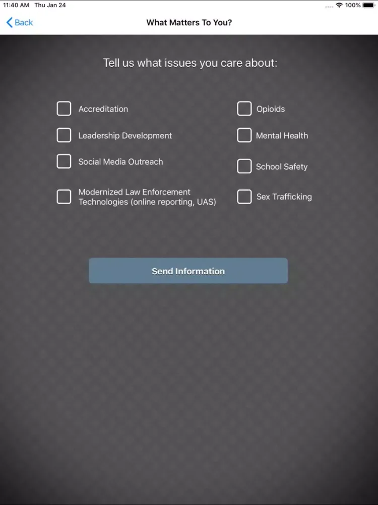 Скриншоты Re-Elect Sheriff Mosier iPad 