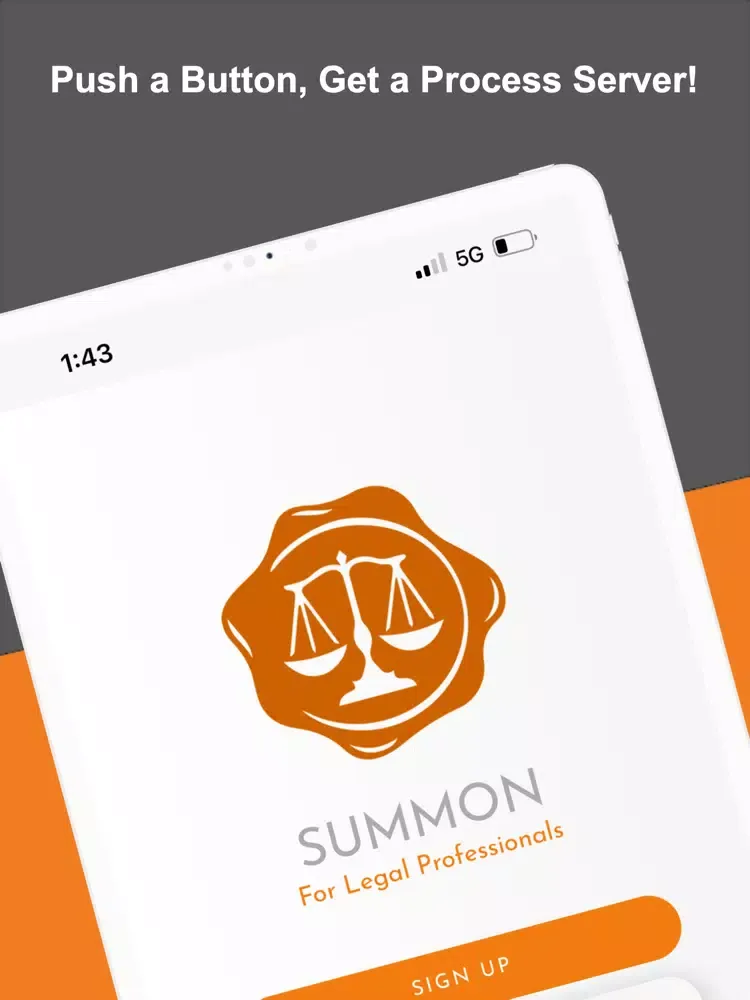 Summon - Get A Process Server iPad 應用截圖