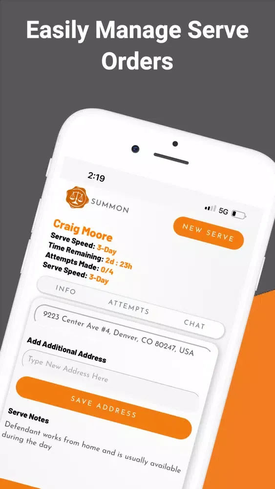 Summon - Get A Process Server應用截圖