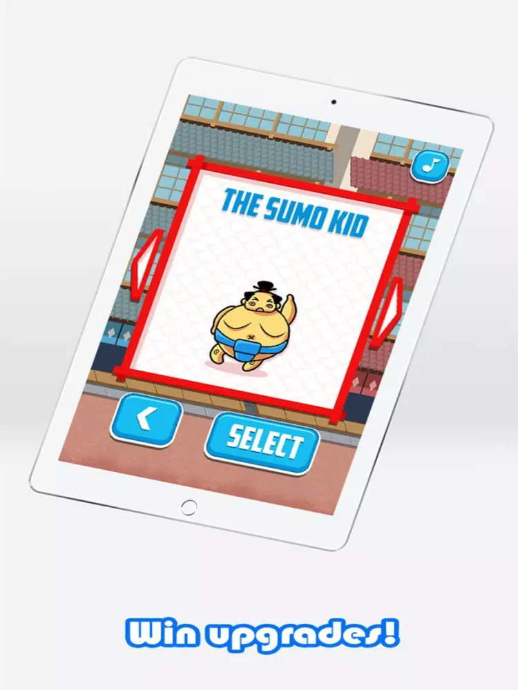 Скриншоты Sumo Wrestler Jump - addictive trampoline game iPad 