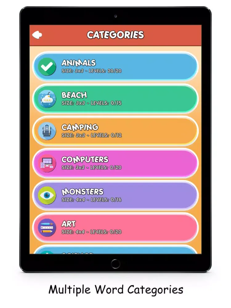 Word Block iPad  سکرین شاٹس