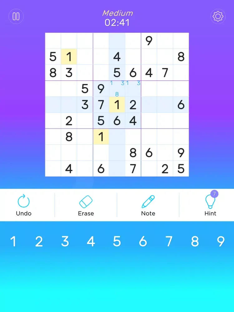 Screenshot di Sudoku Master - Classic Puzzle iPad 